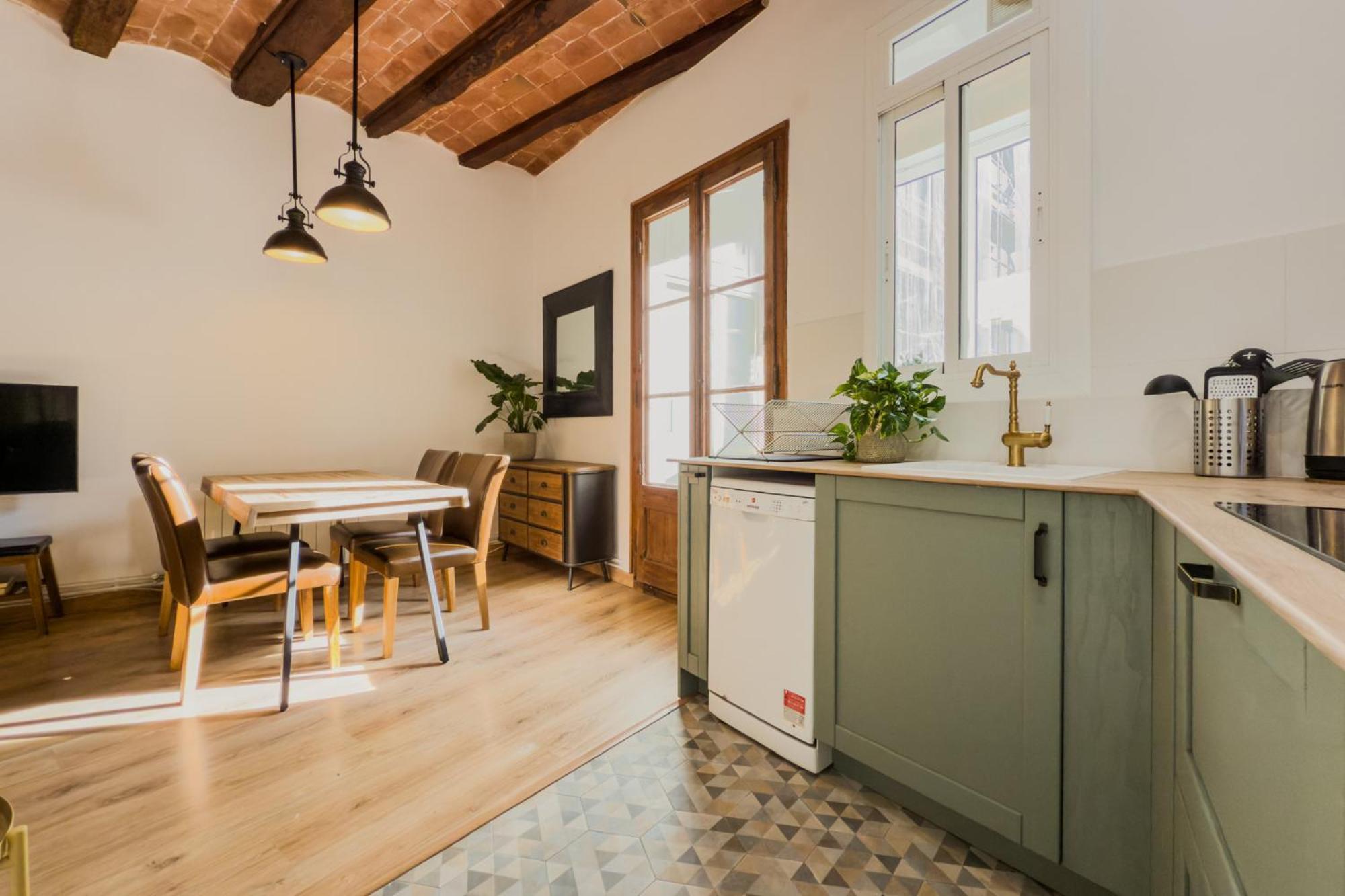 Magalhaes - Trad Flat In Poble Sec, Near Ramblas Barcelona Luaran gambar