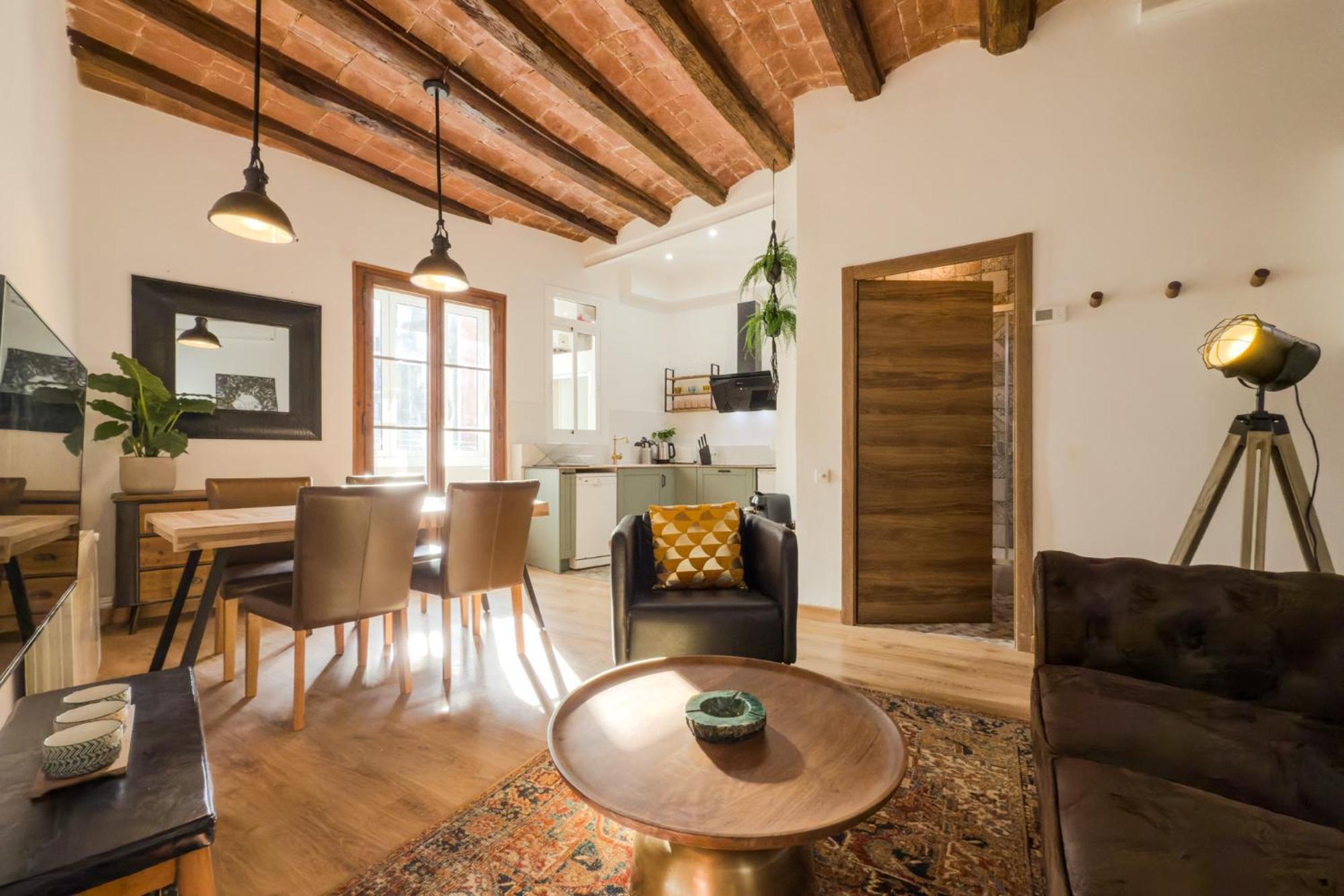 Magalhaes - Trad Flat In Poble Sec, Near Ramblas Barcelona Luaran gambar